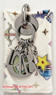 Dior Star Charm Flannel Throw Blanket D035